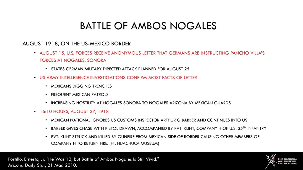 battle of ambos nogales