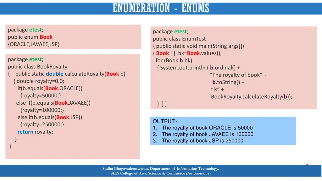 enumeration enums 1