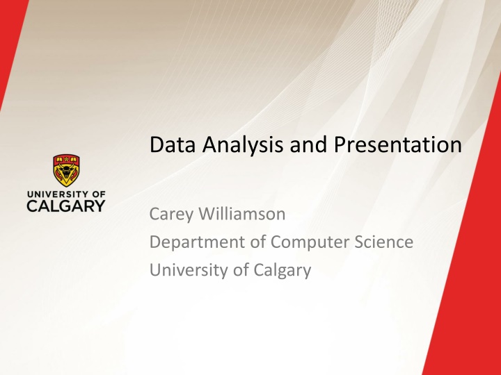 data analysis and presentation