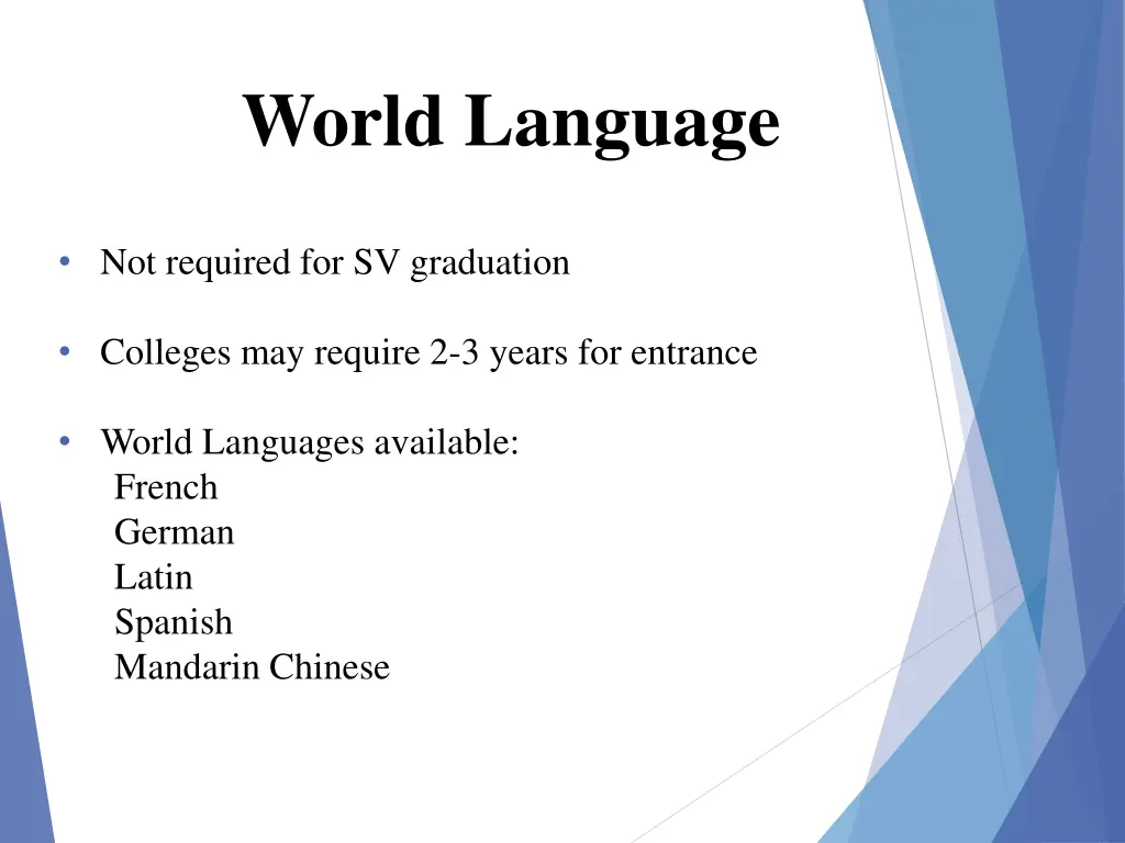 world language