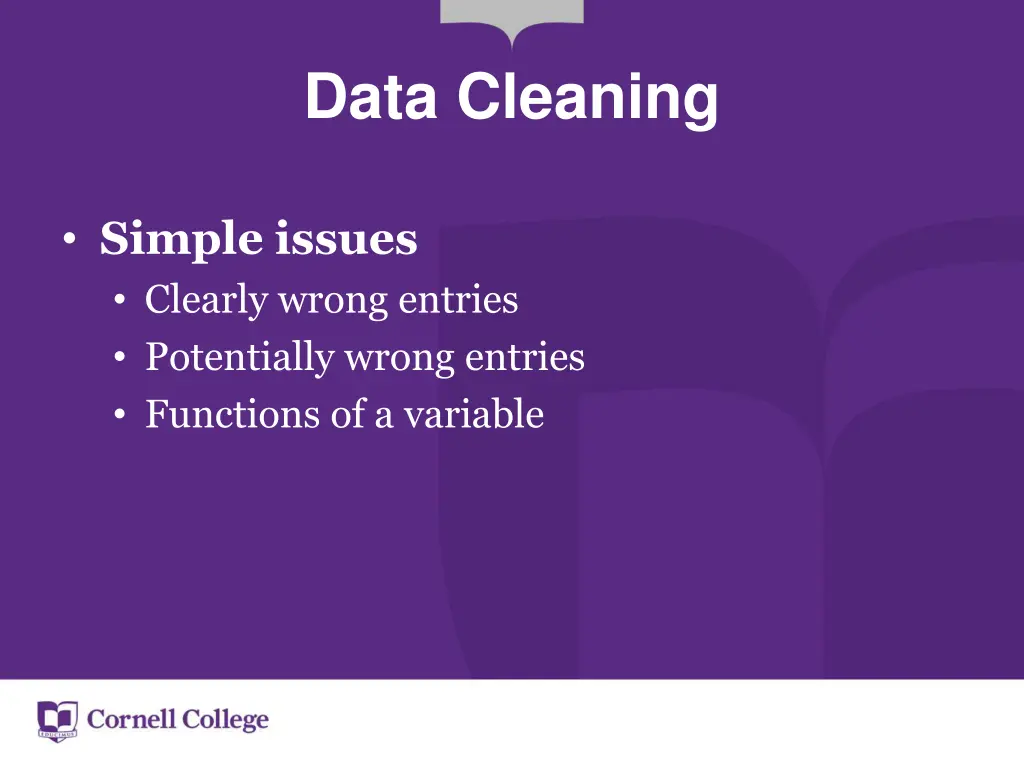 data cleaning