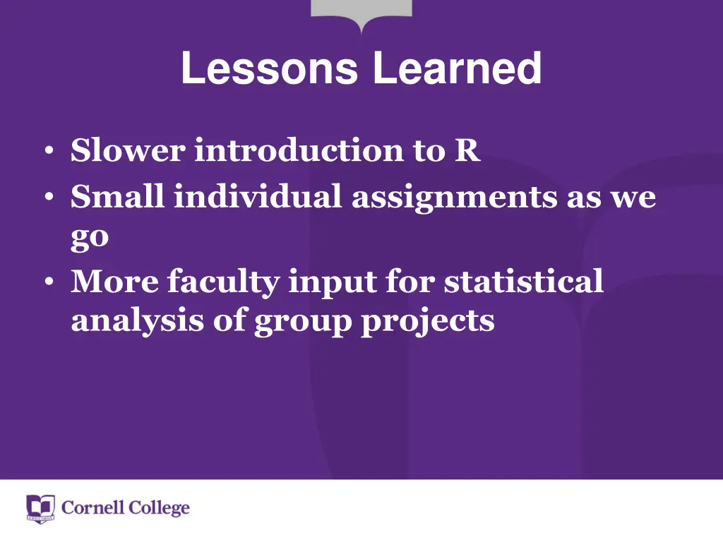 lessons learned