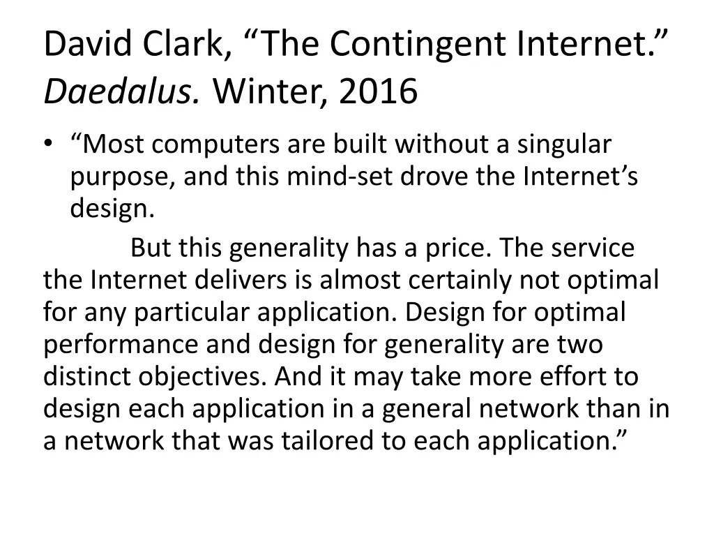 david clark the contingent internet daedalus