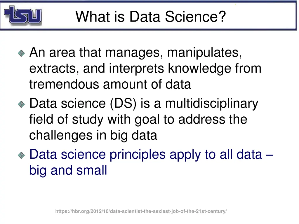 what is data science