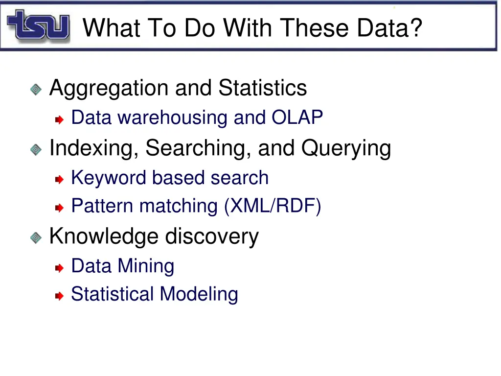 what to do with these data