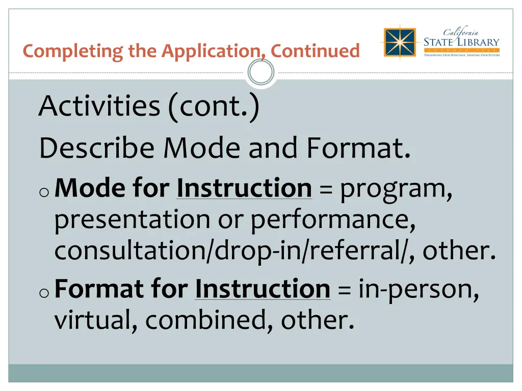 completing the application continued 5