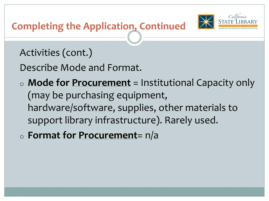 completing the application continued 8
