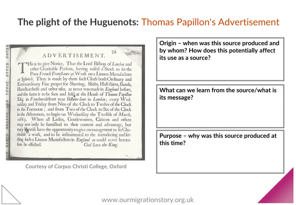 the plight of the huguenots thomas papillon 1