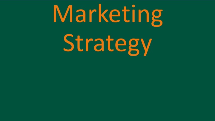 marketing strategy