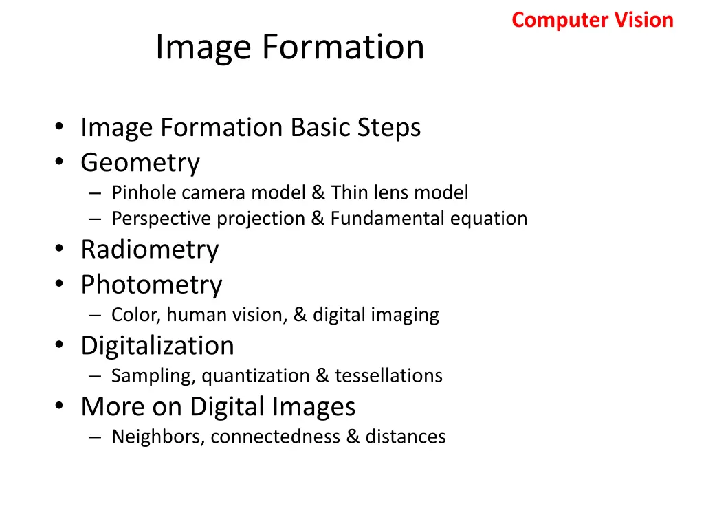 computer vision 2