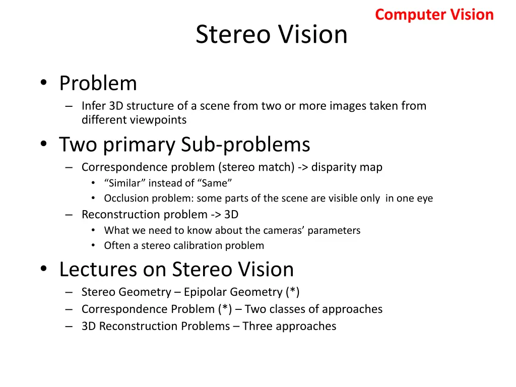 computer vision 6