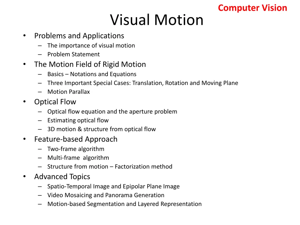 computer vision 7
