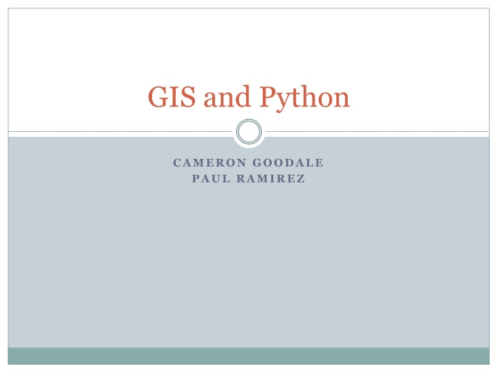 gis and python