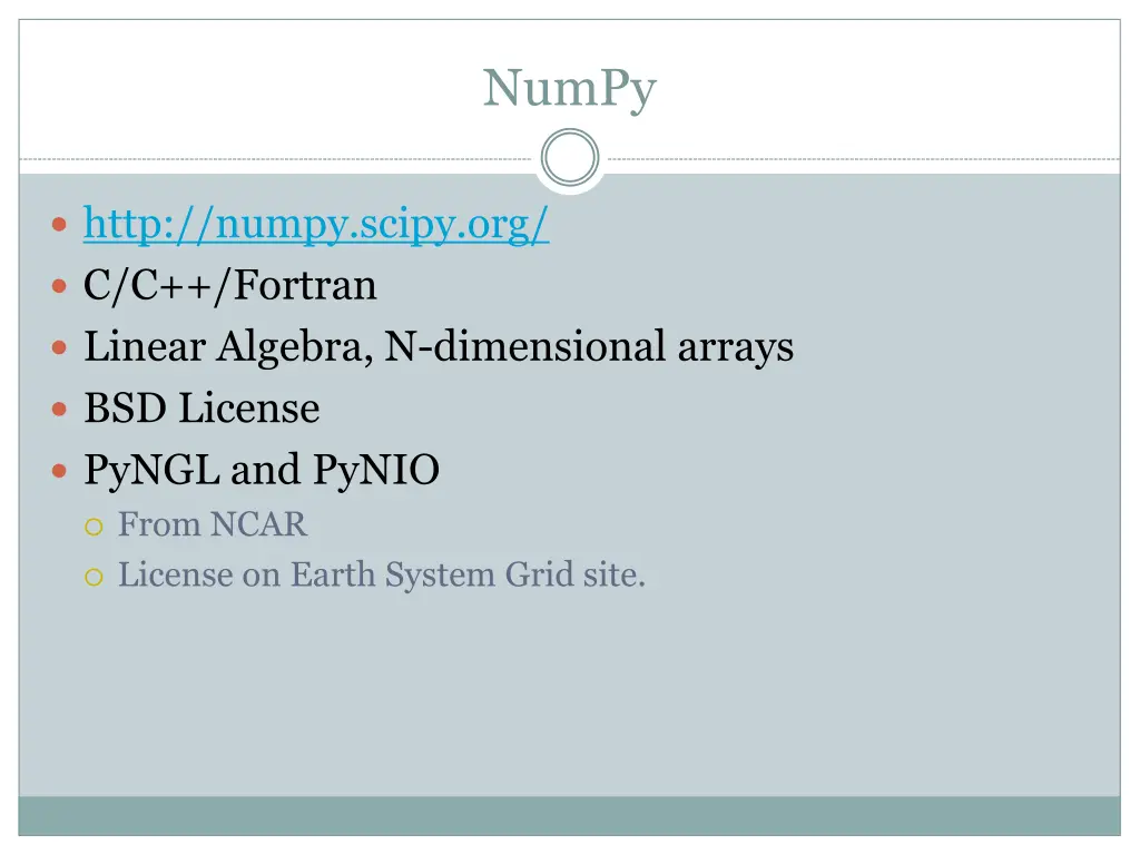 numpy
