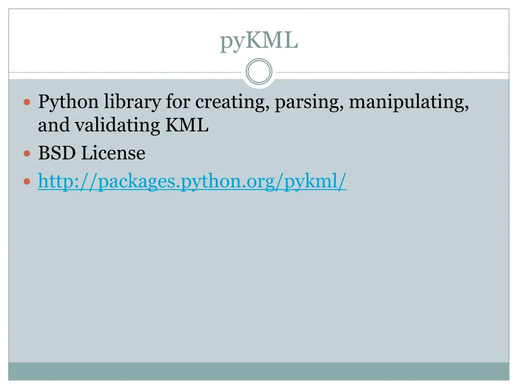 pykml