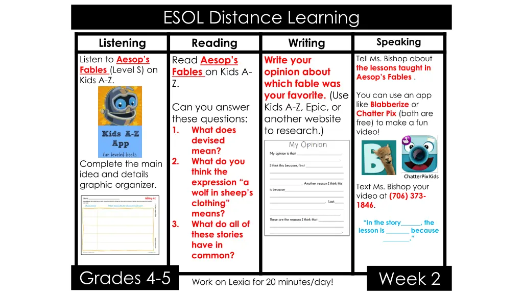 esol distance learning 1