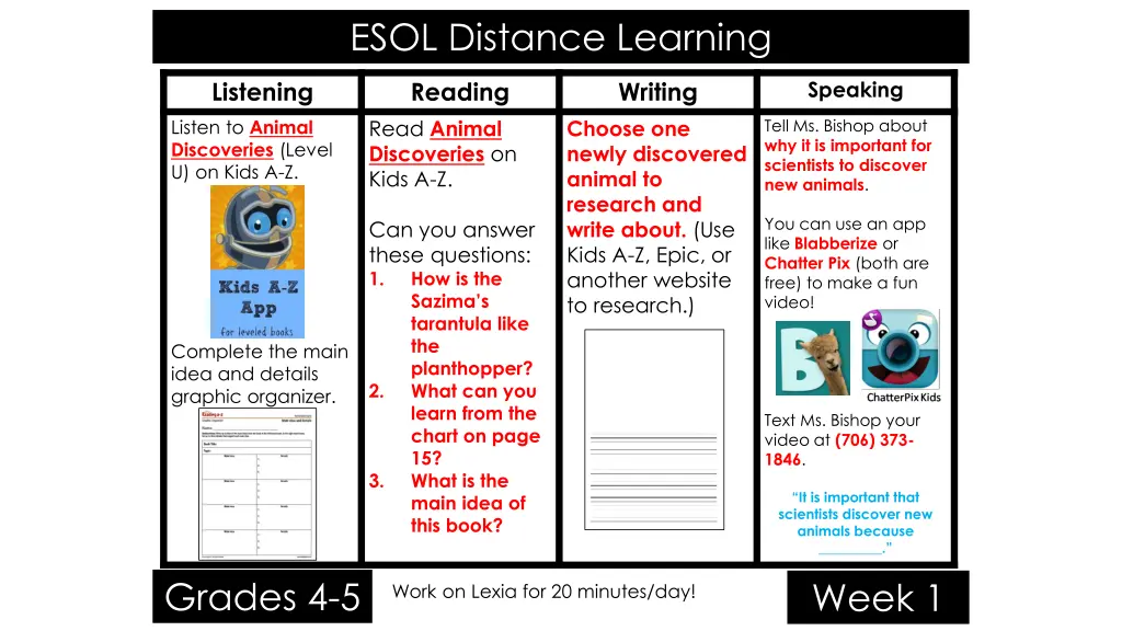 esol distance learning