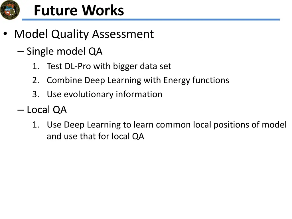 future works