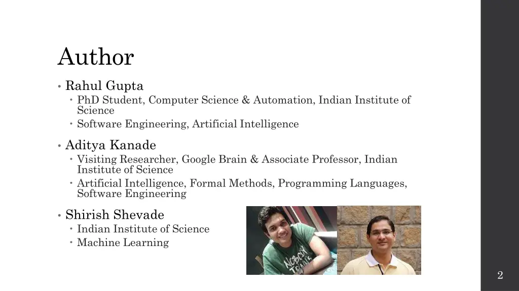 author