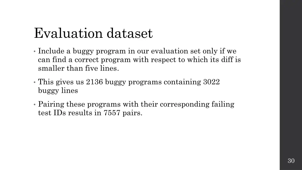 evaluation dataset 1