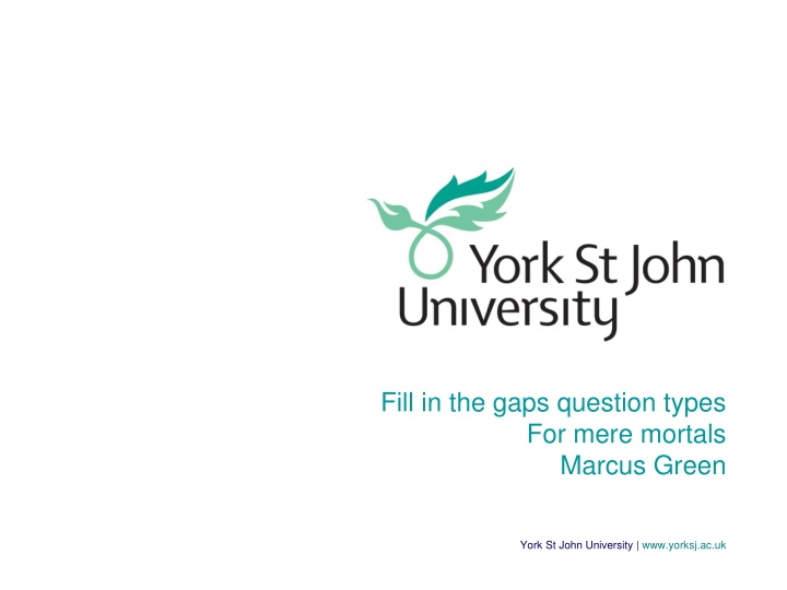 fill in the gaps question types for mere mortals