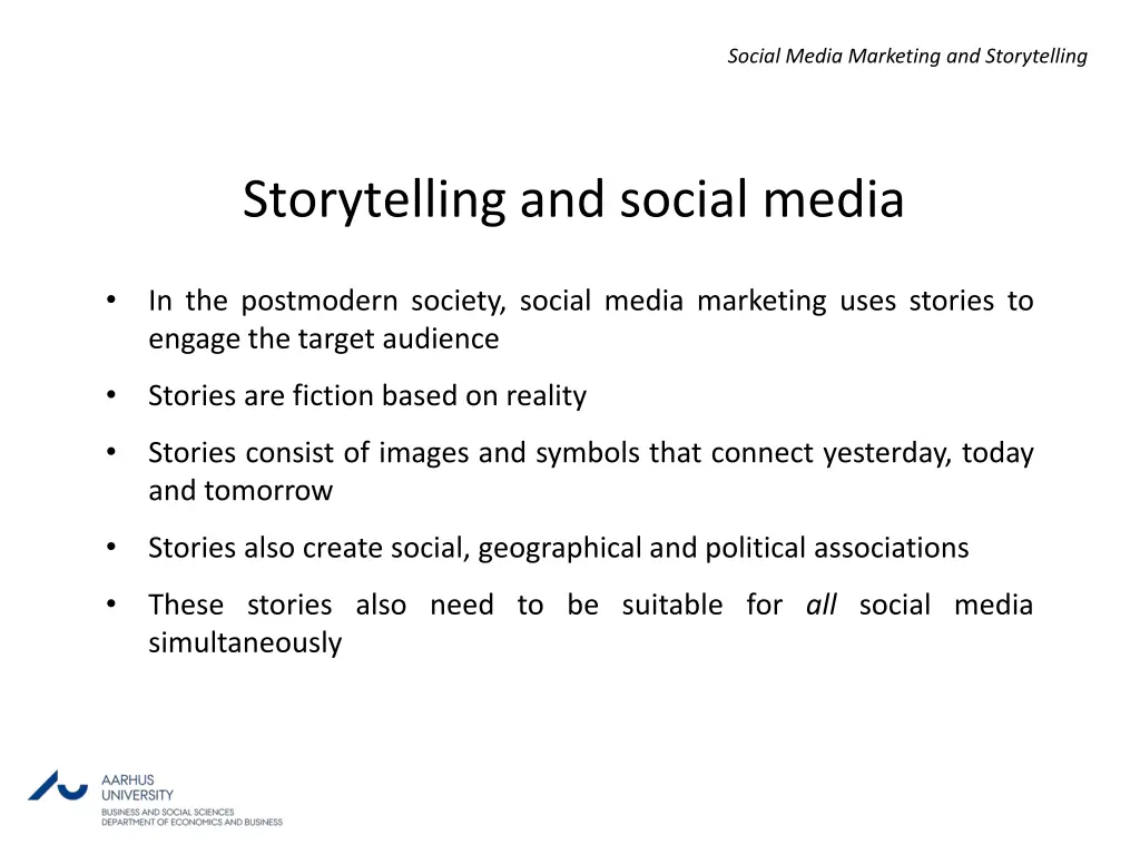 social media marketing and storytelling 5