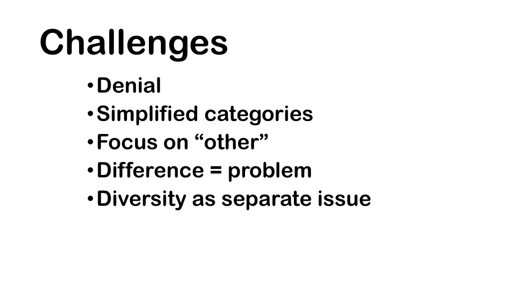 challenges