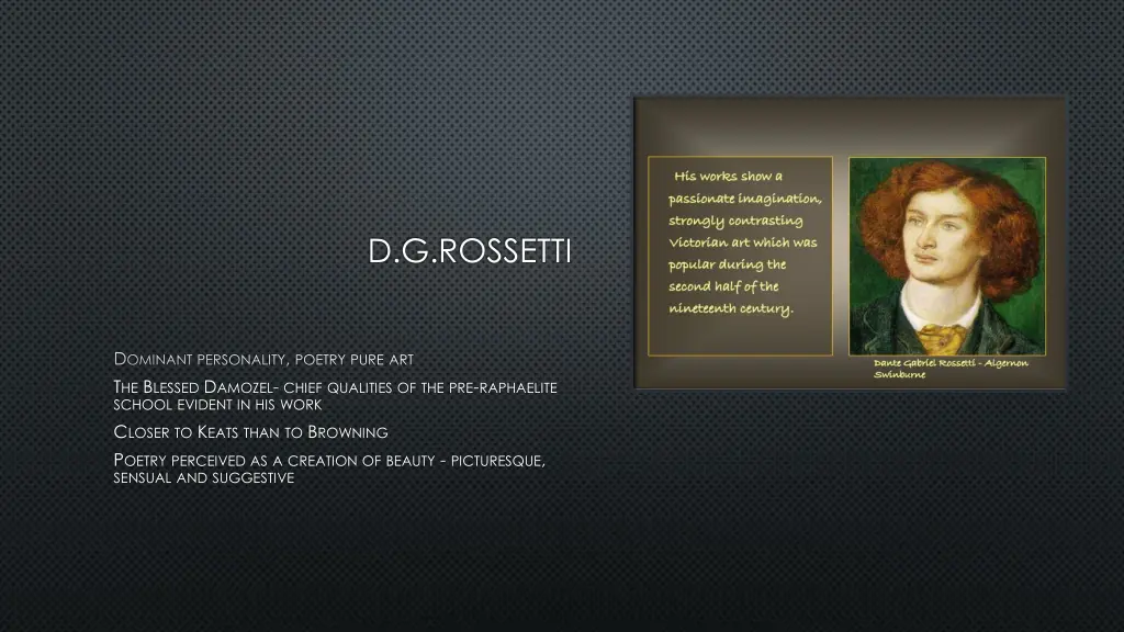d g rossetti