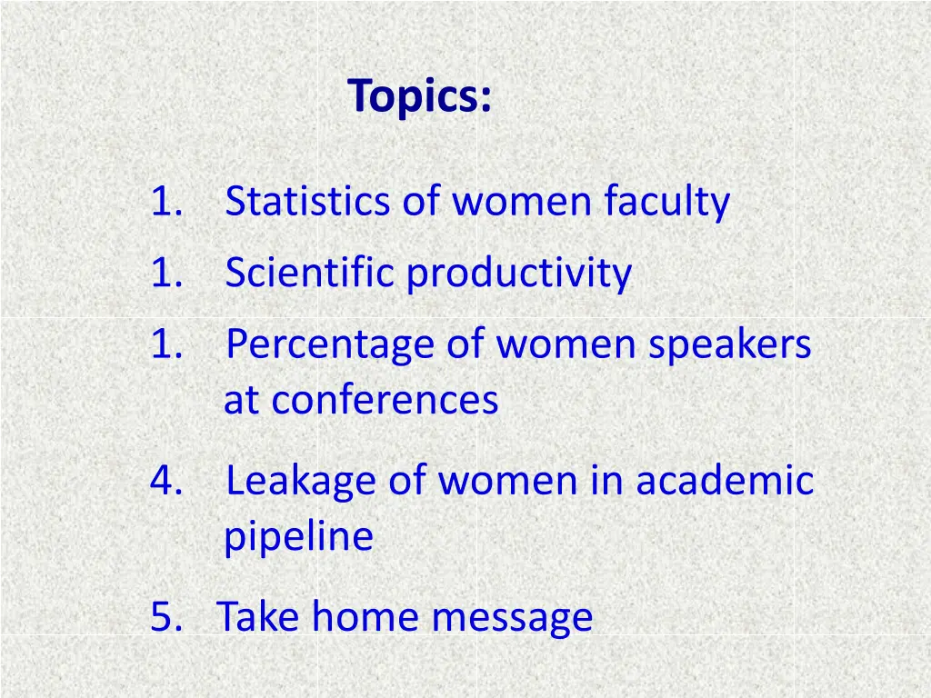 topics