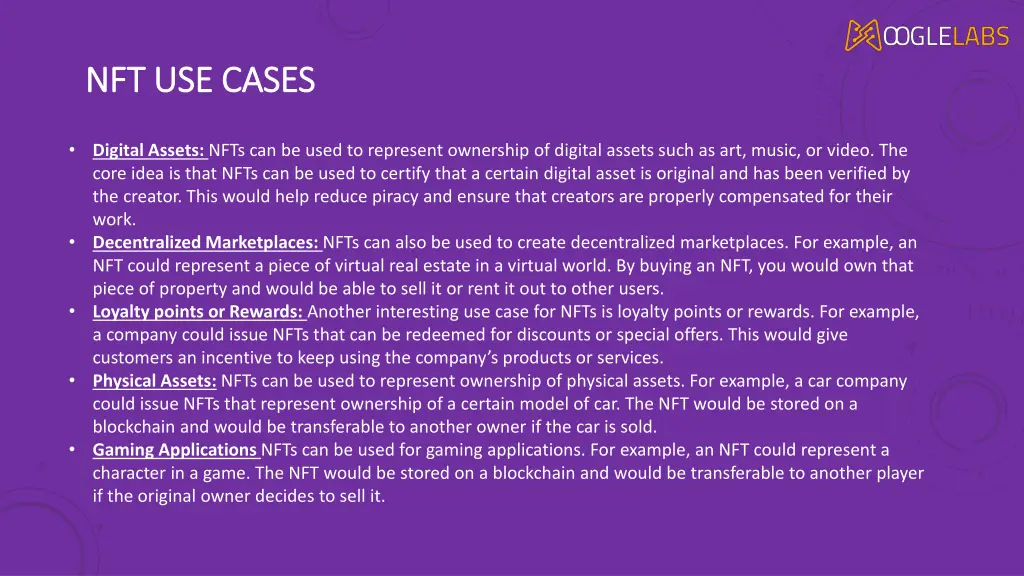 nft use cases nft use cases