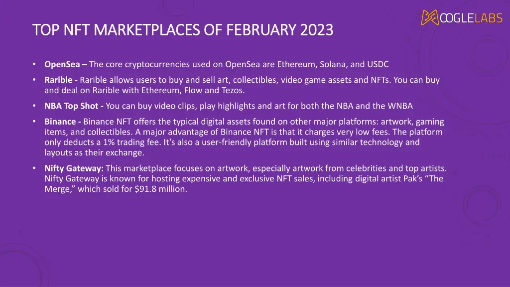 top nft marketplaces of february 2023