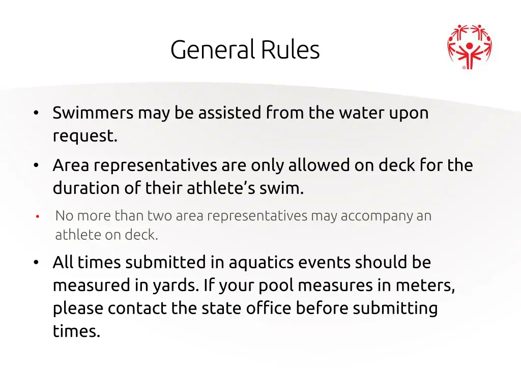 general rules 3