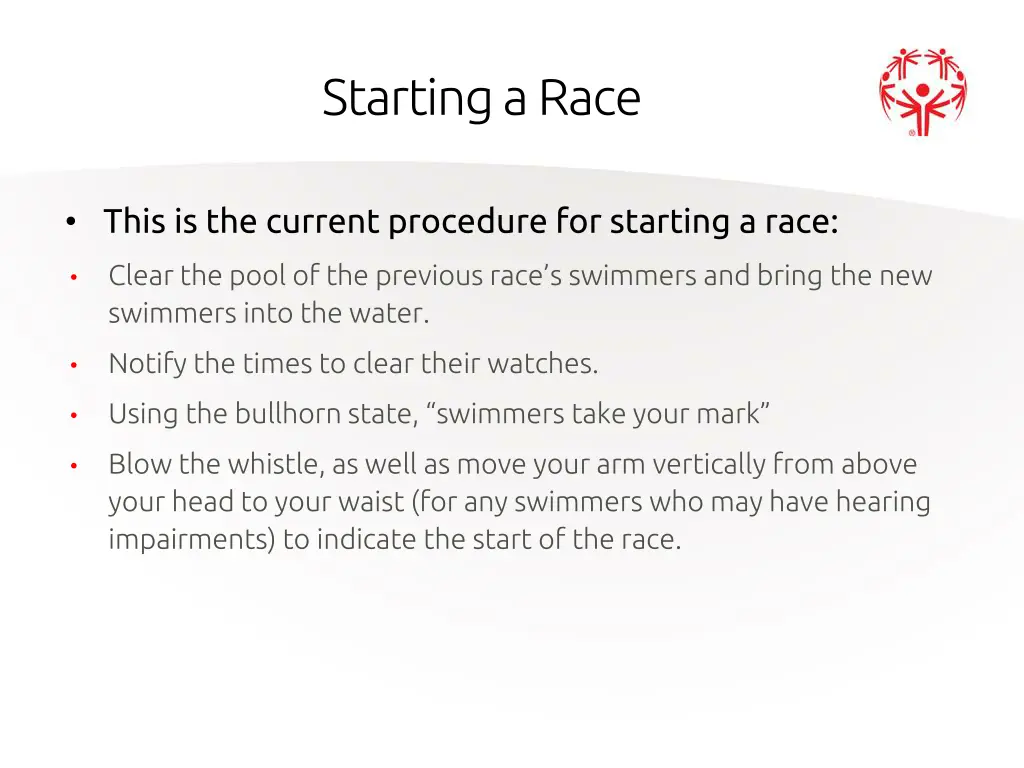 starting a race