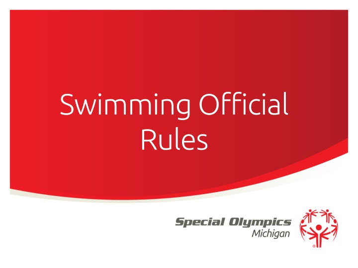 swimming official rules