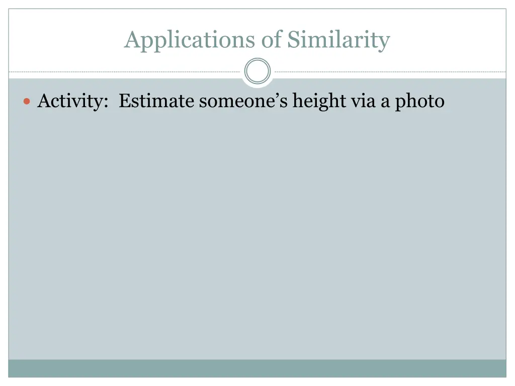 applications of similarity