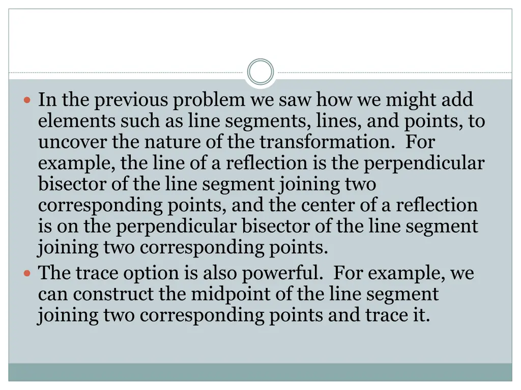 in the previous problem we saw how we might
