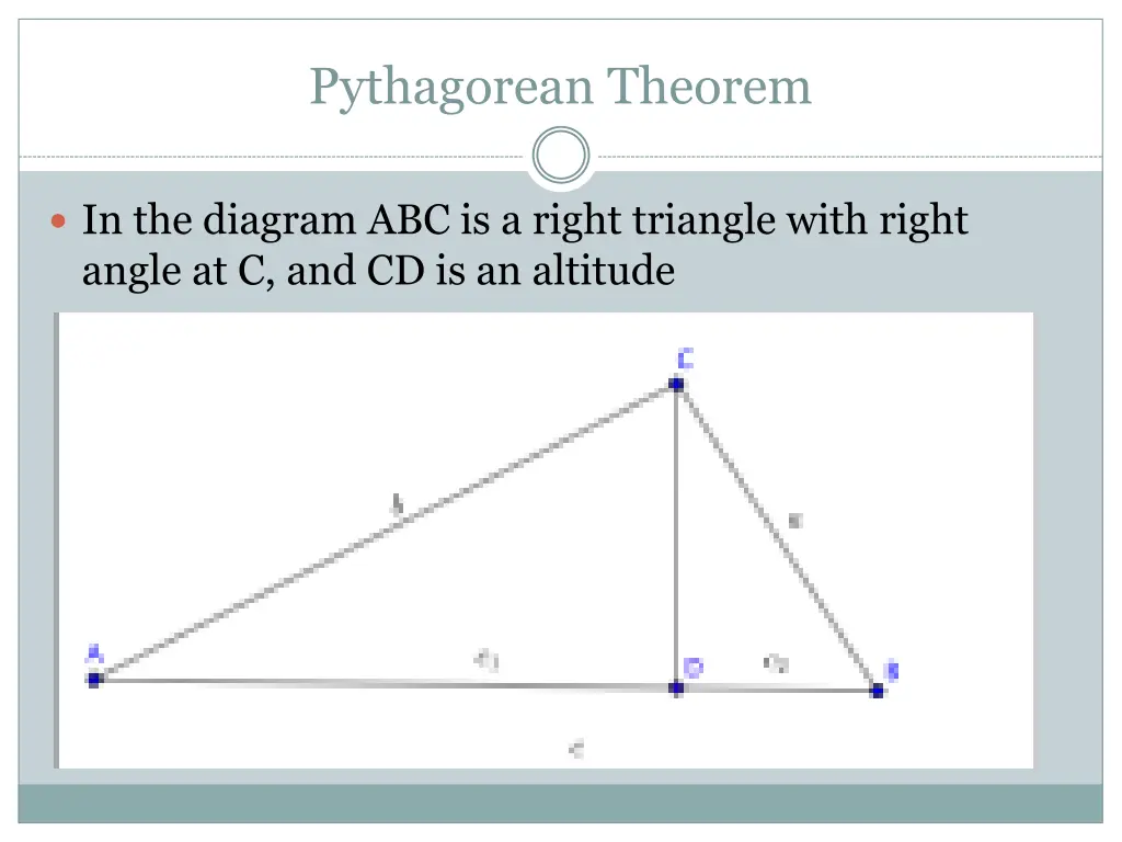 pythagorean theorem