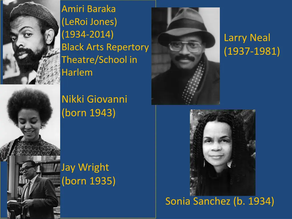 amiri baraka leroi jones 1934 2014 black arts