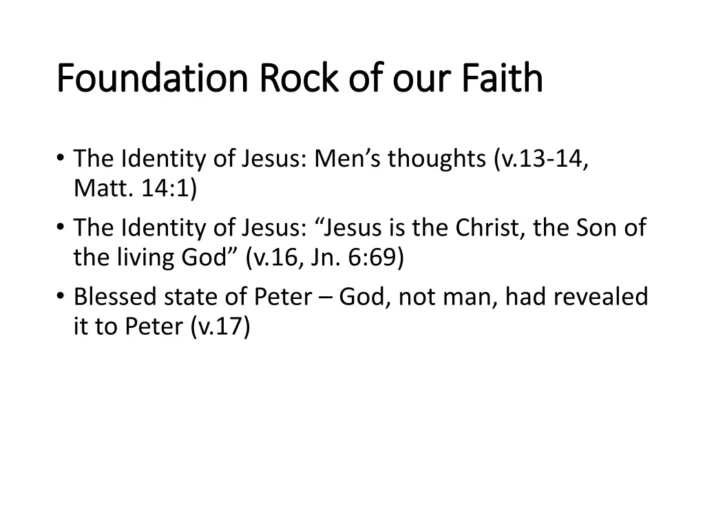 foundation rock of our faith foundation rock