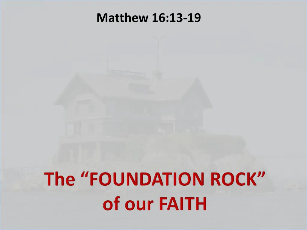 matthew 16 13 19 1