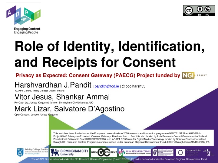 role of identity identification and receipts