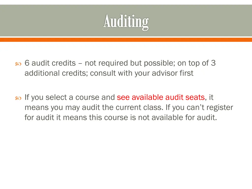 auditing