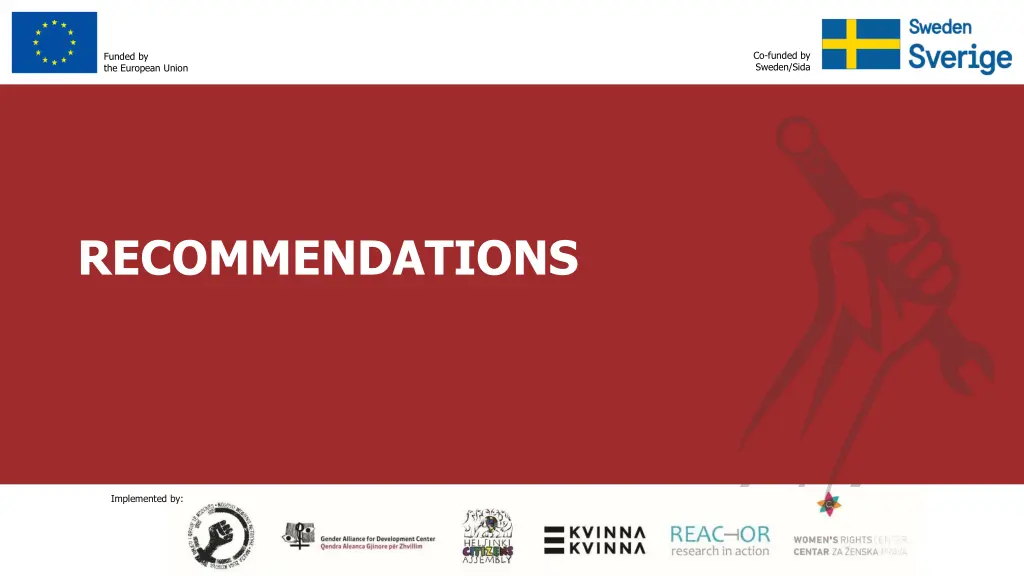 co funded by sweden sida 5