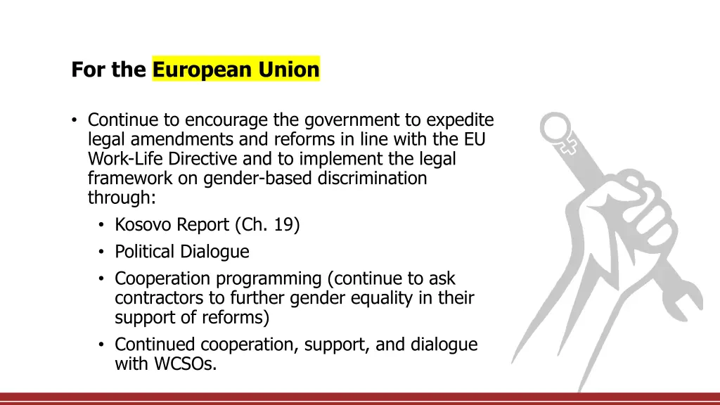 for the european union