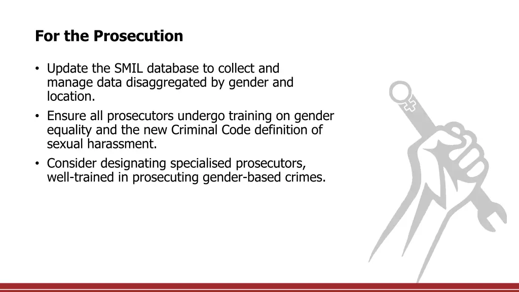 for the prosecution