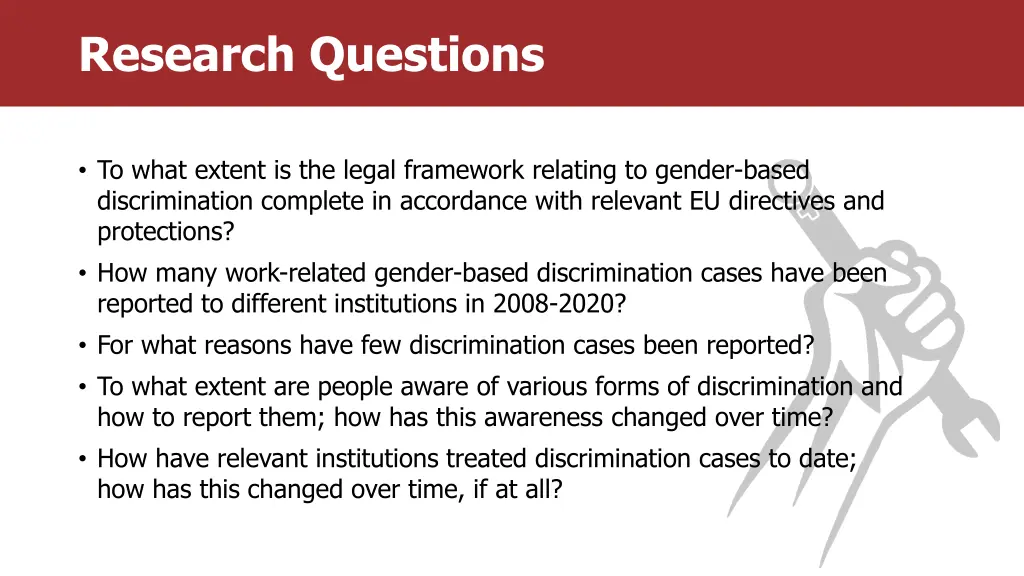 research questions