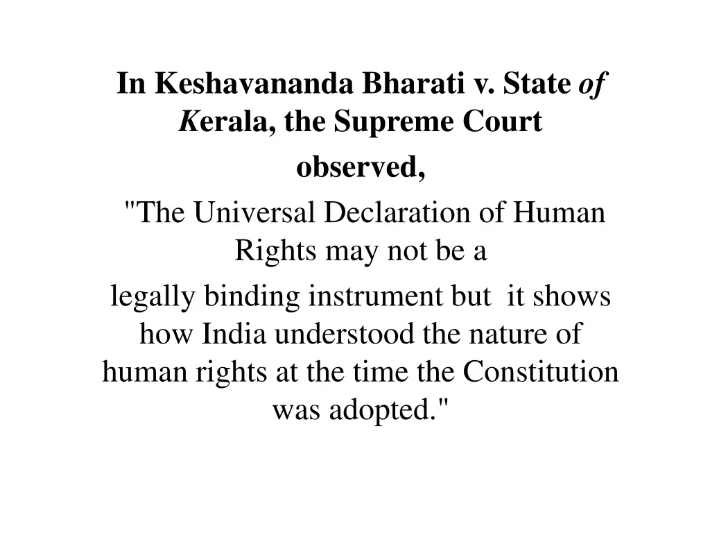 in keshavananda bharati v state of k erala