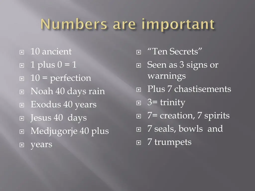 10 ancient 1 plus 0 1 10 perfection noah 40 days