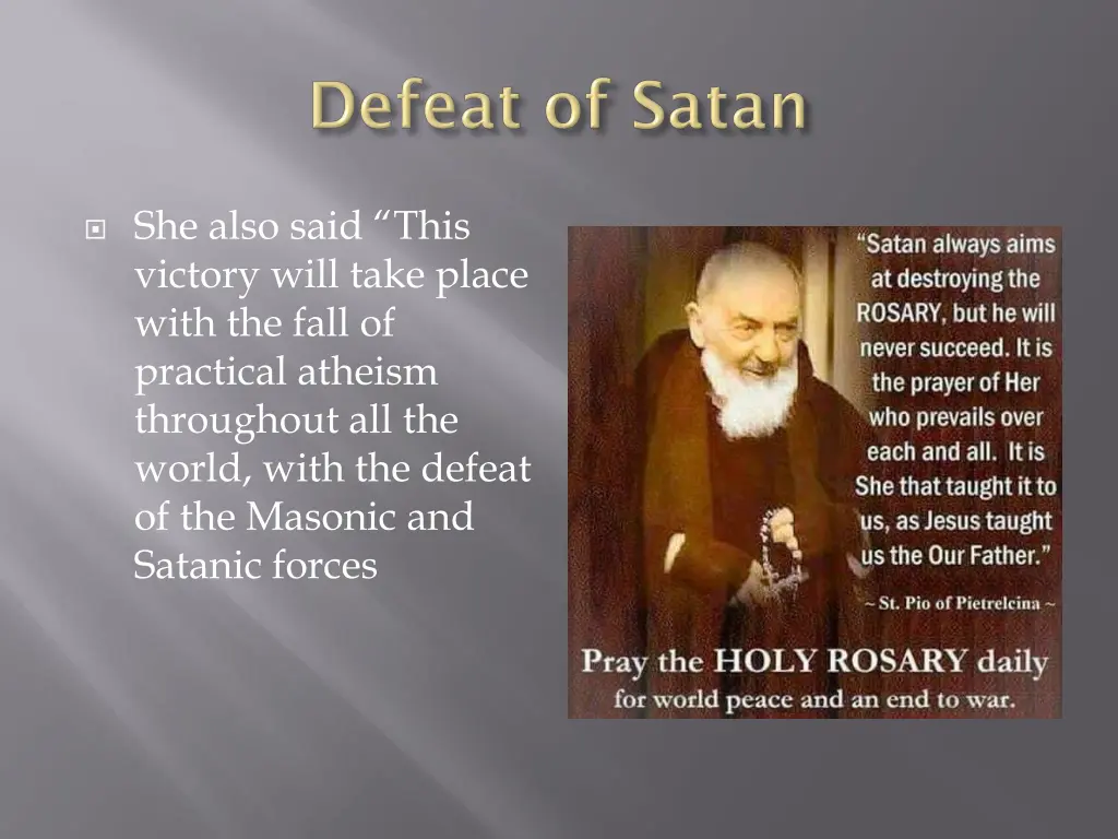 she also said this victory will take place with