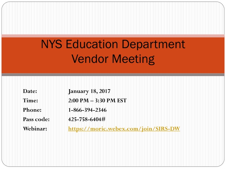 nys education department vendor meeting